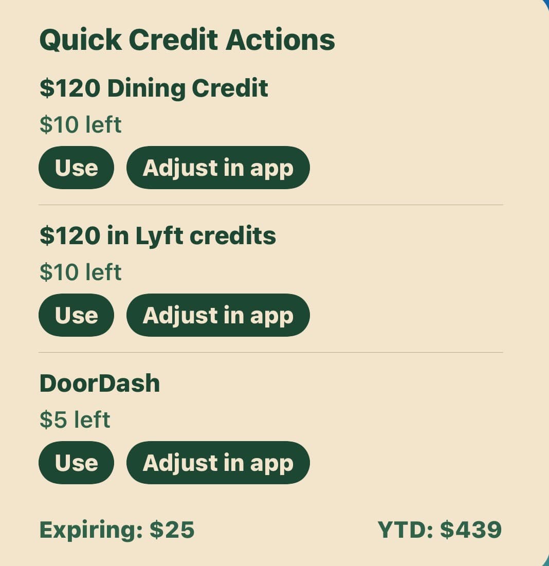 Get quick credit action prompts from your home screen